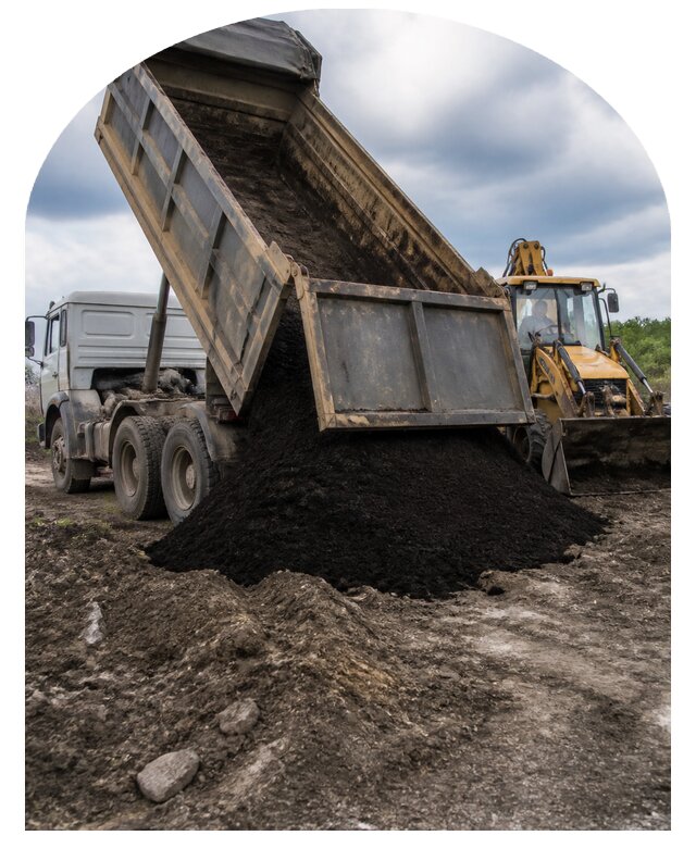 Завоз чернозема в Ржеве с доставкой для участка и сада