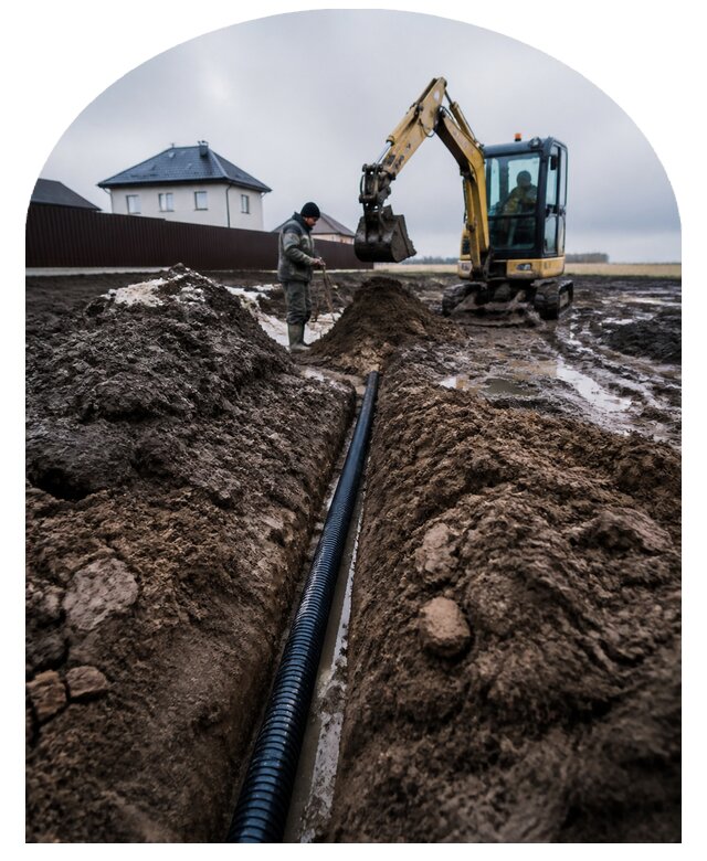 Осушение участка в Ржеве по цене от 15419 р. | Метпроект-Ржв